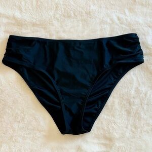 NEW Cupshe Elegant Black Bikini Bottom - Size: Extra Large